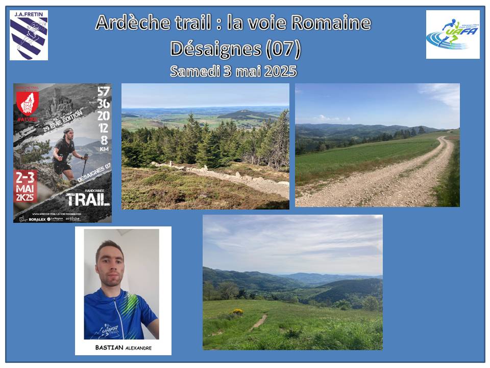 Ardeche Trail la voir romaine photos