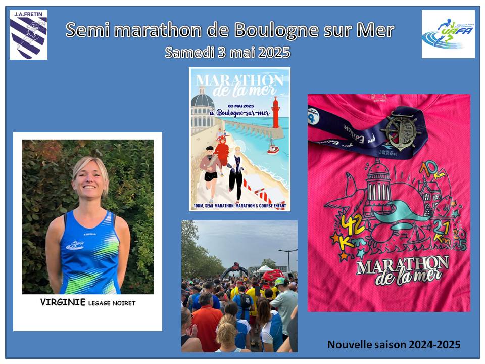 Semi marathon Boulogne sur Mer engagée résultat