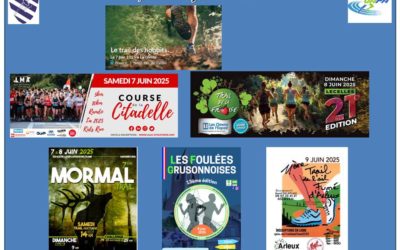 3 jours fous ces 7,8 et 9 juin pas moins de 6 courses où vous retrouviez les « runners » du JA Fretin !!!!!