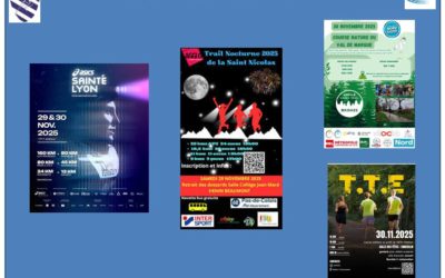 Un week-end actif pour le groupe hors stade et trail du JA Fretin : la Saintélyon / Trail d’Hénin / le Val de Marque et le rendez vous annuel le Trail Téléthon d’Ennevelin sans oublier le rendez vous des crossmen à Villeneuve d’Ascq du samedi !!!