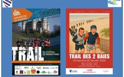 De la compétition ce dimanche 25 janvier Pierrefonds dans l’Oise et le Touquet mais aussi des entraînements Trail et cross par nos coachs experts