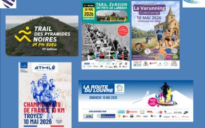 Week-end des 9 et 10 mai le groupe hors stade et trail actif sur la région HDF et même plus loin en région Rhônes-Alpes