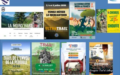 4 et 5 juillet quel week-end !! avec pas moins de 8 compétitions à suivre de la course sur route et du trail du nord au midi !!!