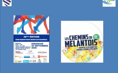 Dimanche 20 septembre 2026 : Semi de Marcq en Baroeul au programme des futurs marathoniens de Lille et les chemins du Mélantois voici le programme du groupe des hors stade du JA Fretin